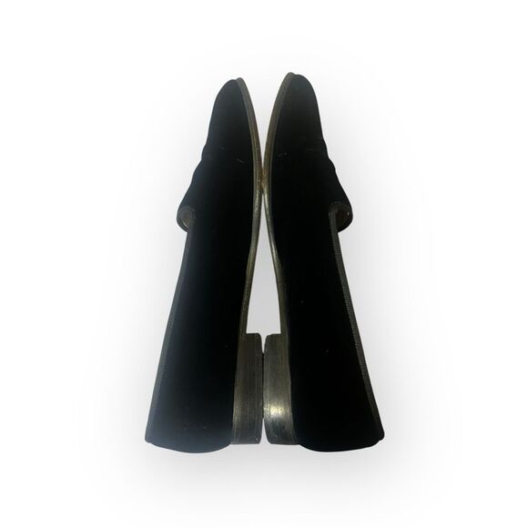 Black Crown Embroidered Women's Loafers - Picture 7 of 12